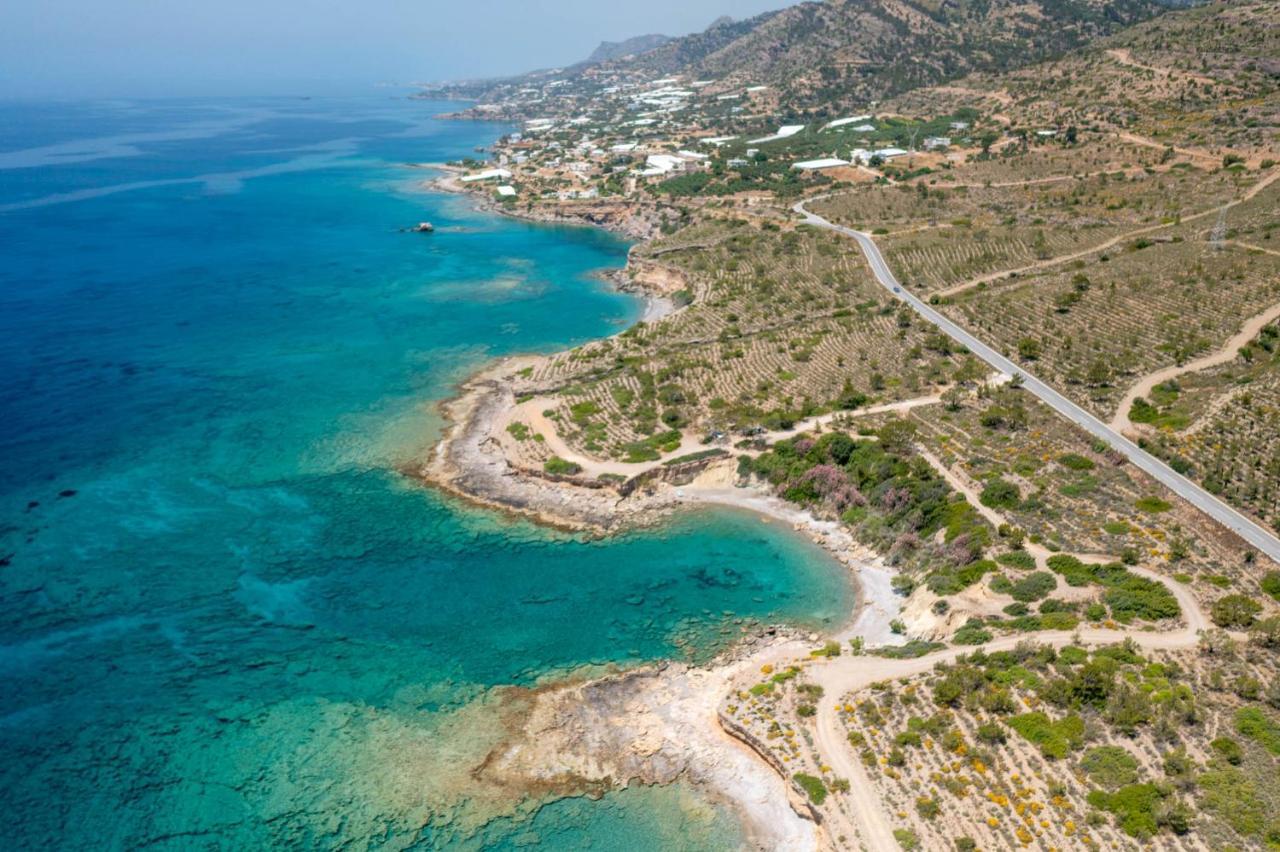 Sea View Pine House Villa Makrýgialos Exterior foto